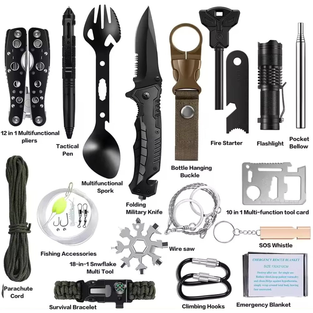 Here Must Have™ 31-in-1 Survival Kit — Be Ready for Anything