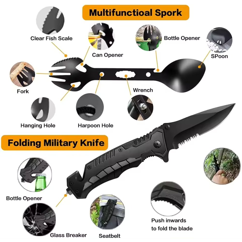 Here Must Have™ 31-in-1 Survival Kit — Be Ready for Anything