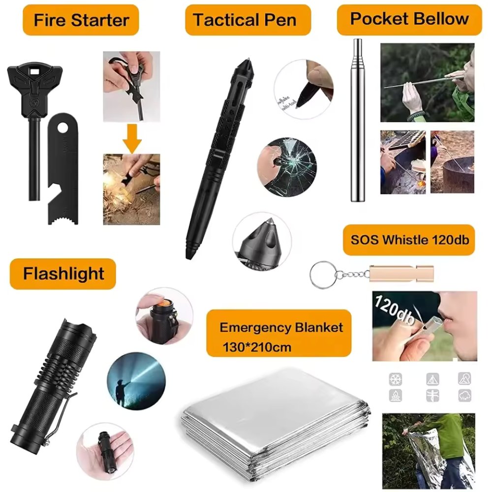 Here Must Have™ 31-in-1 Survival Kit — Be Ready for Anything
